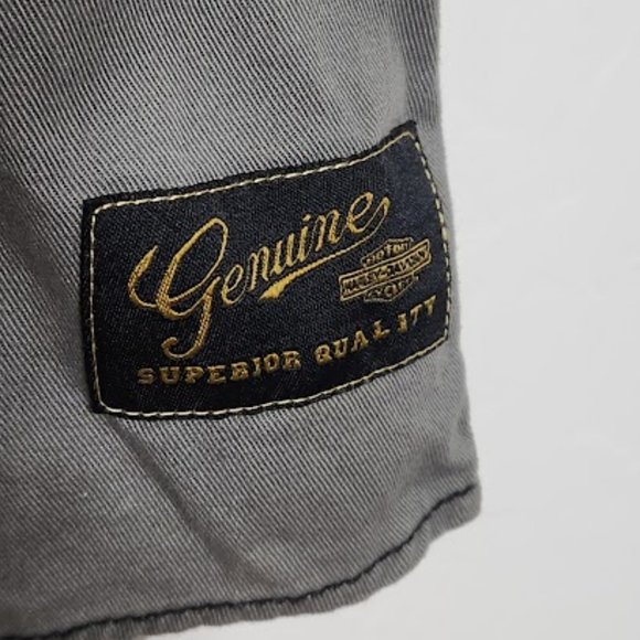 Harley Davidson Men's S/S Button-down Shirt Size Large - Picture 4 of 7